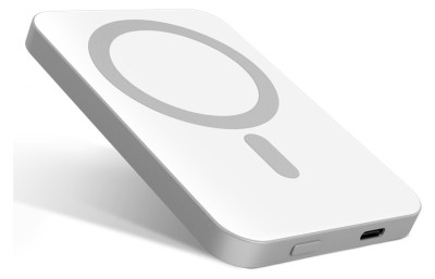 Epico 5000mAh Aluminium Magnetic Powerbank Silver