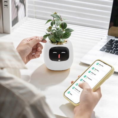 Inteligentní květináč PLANTSIO IVY gen 2 bílý