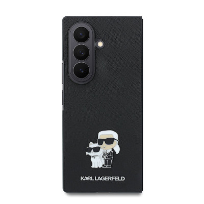 Karl Lagerfeld Saffiano K+CH Z Fold 8 Ultra Black