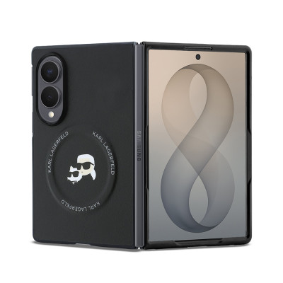 Karl Lagerfeld Heads Magsafe Galaxy Z Fold 8 Black