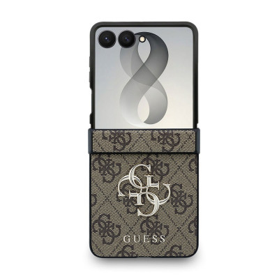 Guess 4G Metal Logo Samsung Galaxy Z Flip 8 Brown