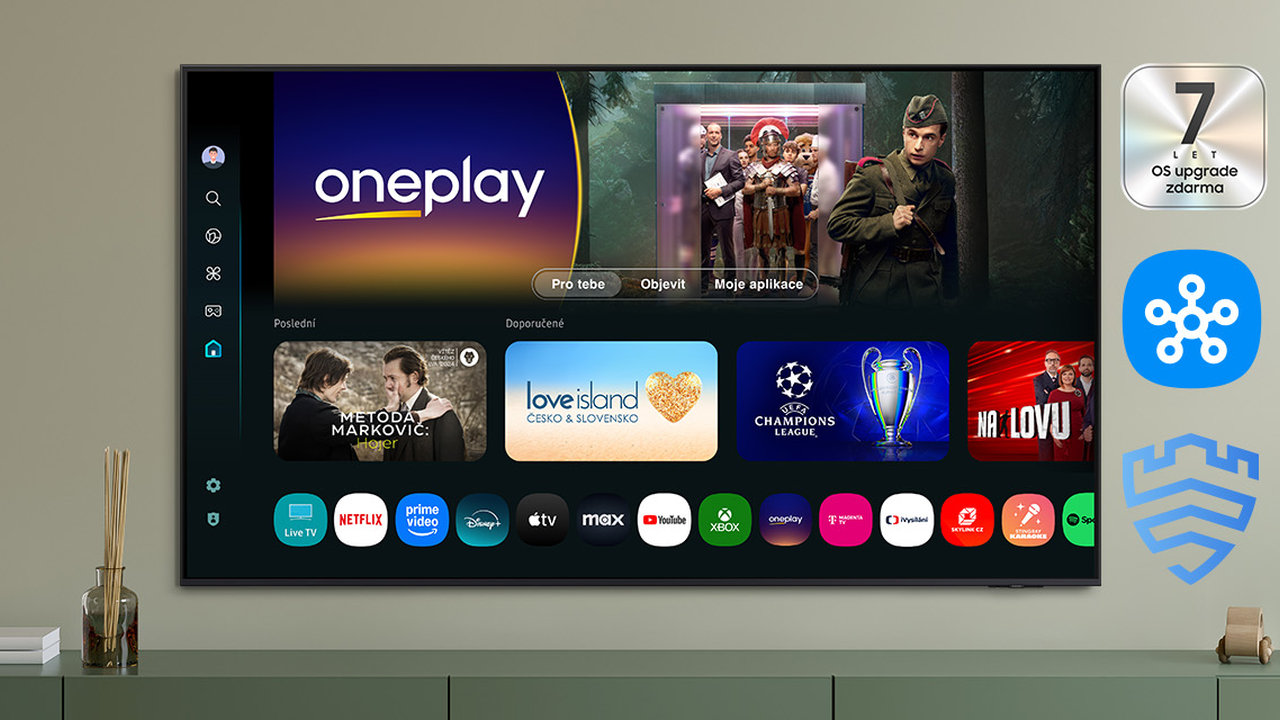 50″ 4K Neo QLED televizor Samsung QE50QN80FAUXXH chytrá TV