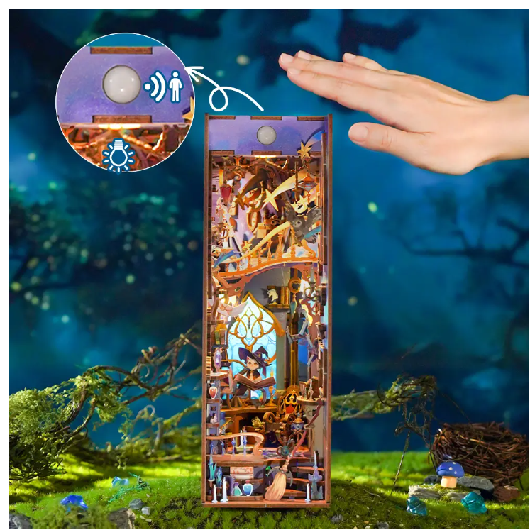 3D dřevěná Stavebnice Tonecheer Magic Stars Room