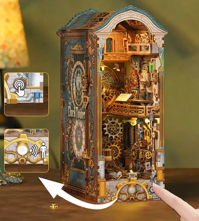 3D dřevěná stavebnice Stavebnice Tonecheer Clock Tower
