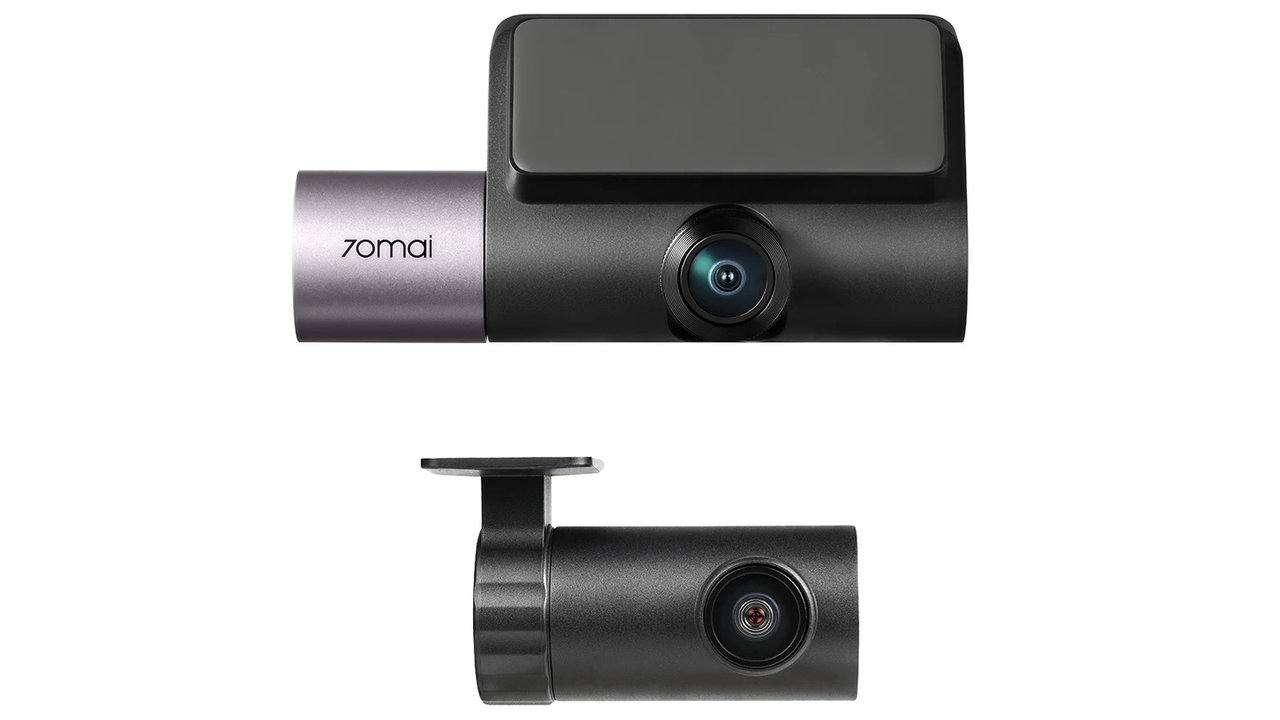 Set přední a zadní autokamery 70mai Cam 4K T800 HDR + RC24 + 256GB karta