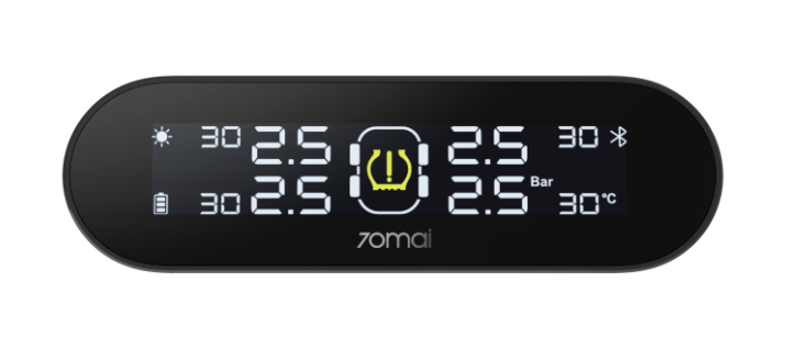 70mai TPMS T05 Lite monitor tlaku pneumatik