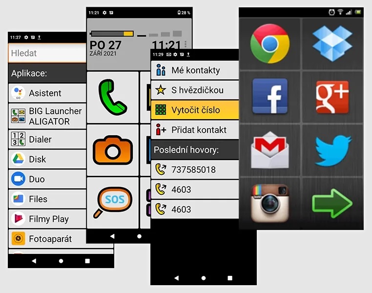 Aligator S6600 Senior chytrý telefon pro důchodce