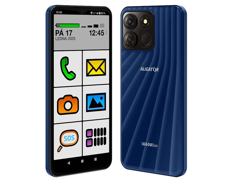 Aligator S6600 Senior chytrý telefon pro důchodce