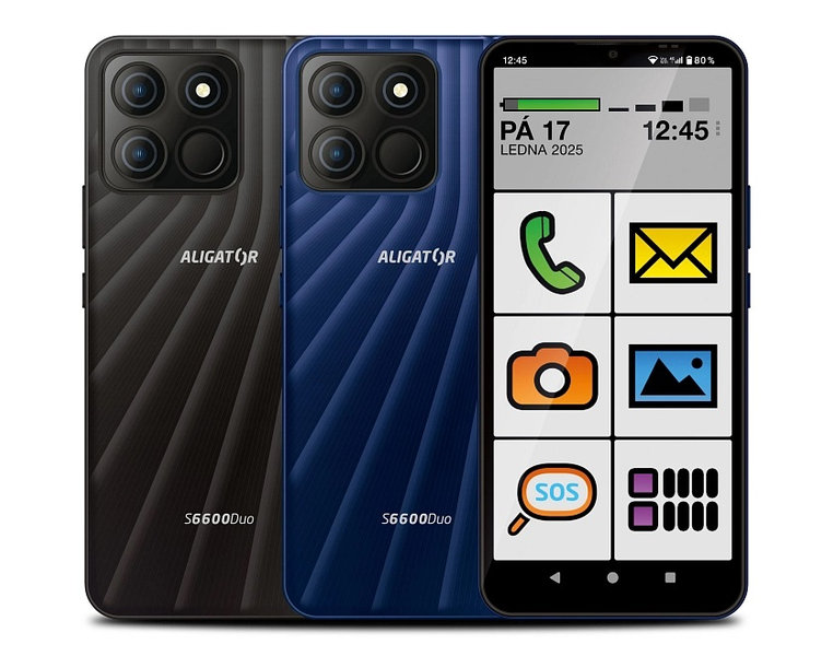 Aligator S6600 Senior chytrý telefon pro důchodce