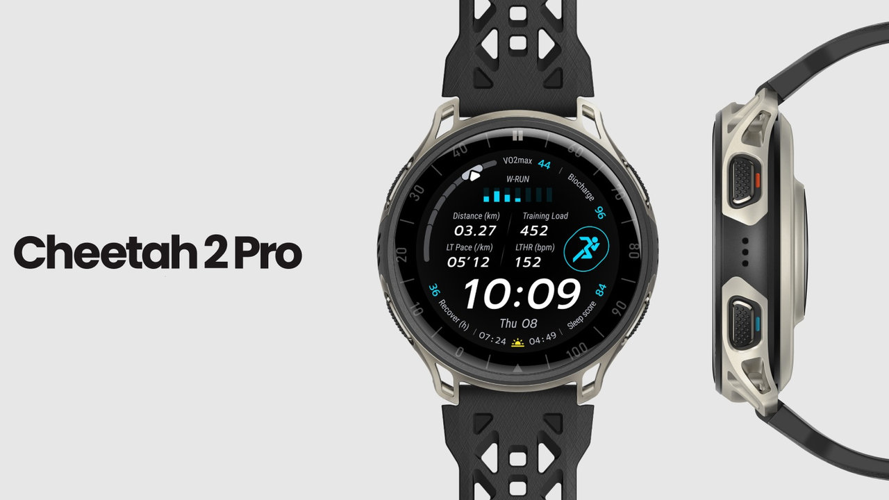 Chytré hodinky Amazfit Cheetah 2 Pro, displej