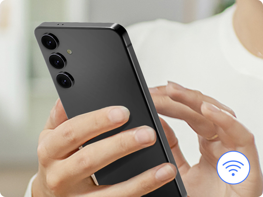 Americká chladnička Samsung RS90F64EEFEO ovládání na dálku