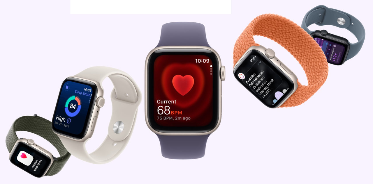Chytré hodinky Apple Watch Series SE 3 (2025) sledování zdraví