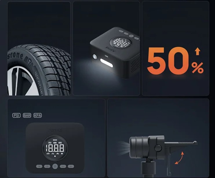 Bezdrátový kompresor 70mai Cordless Air Compressor 2 Midrive TP07