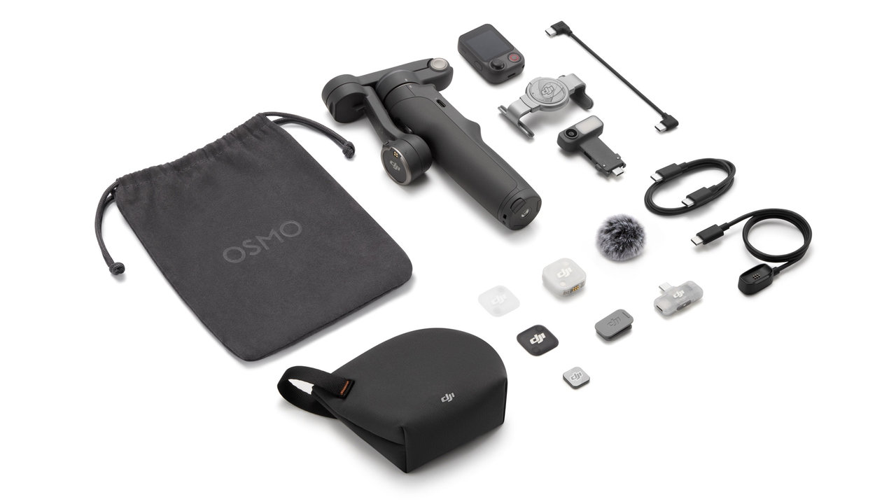 Stabilizátor pro mobilní telefony DJI Osmo Mobile 8P, sada Creator Combo