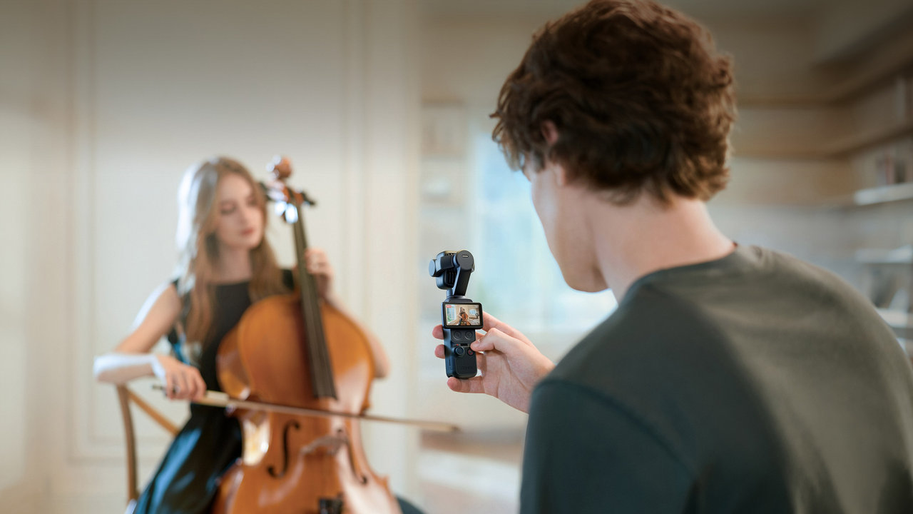 Ruční kamera se stabilizátorem DJI Osmo Pocket 4P