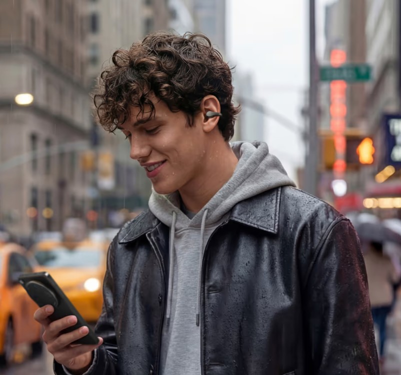 Bezdrátová sluchátka OPPO Enco Clip2 Open Earbuds