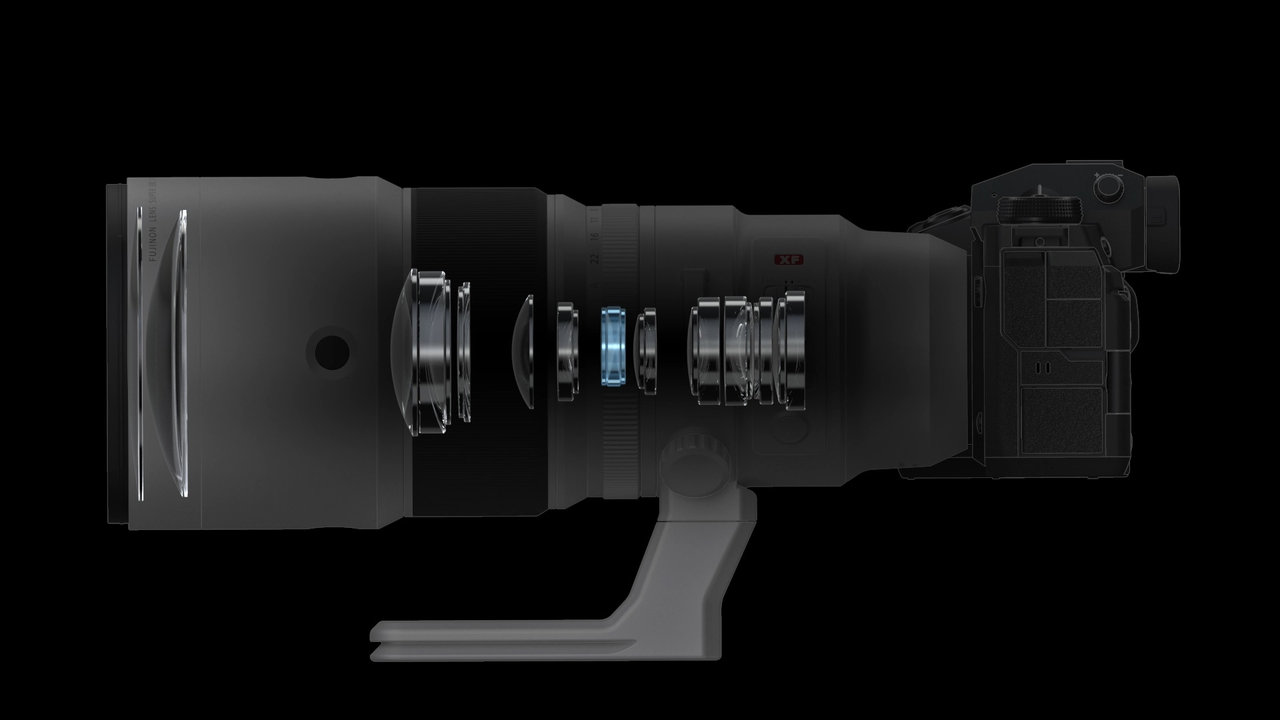 Profesionální superteleobjektiv Fujinon XF 500 mm f/5.6 R LM OIS WR