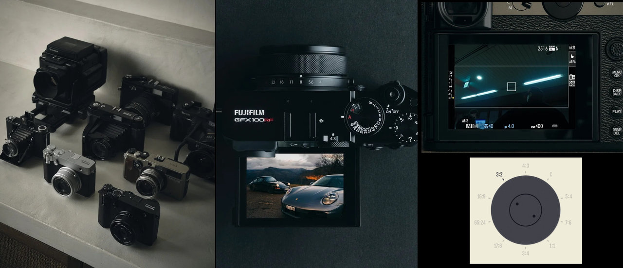 Digitální bezzrcadlovka s pevným objektivem FujiFilm GFX 100RF