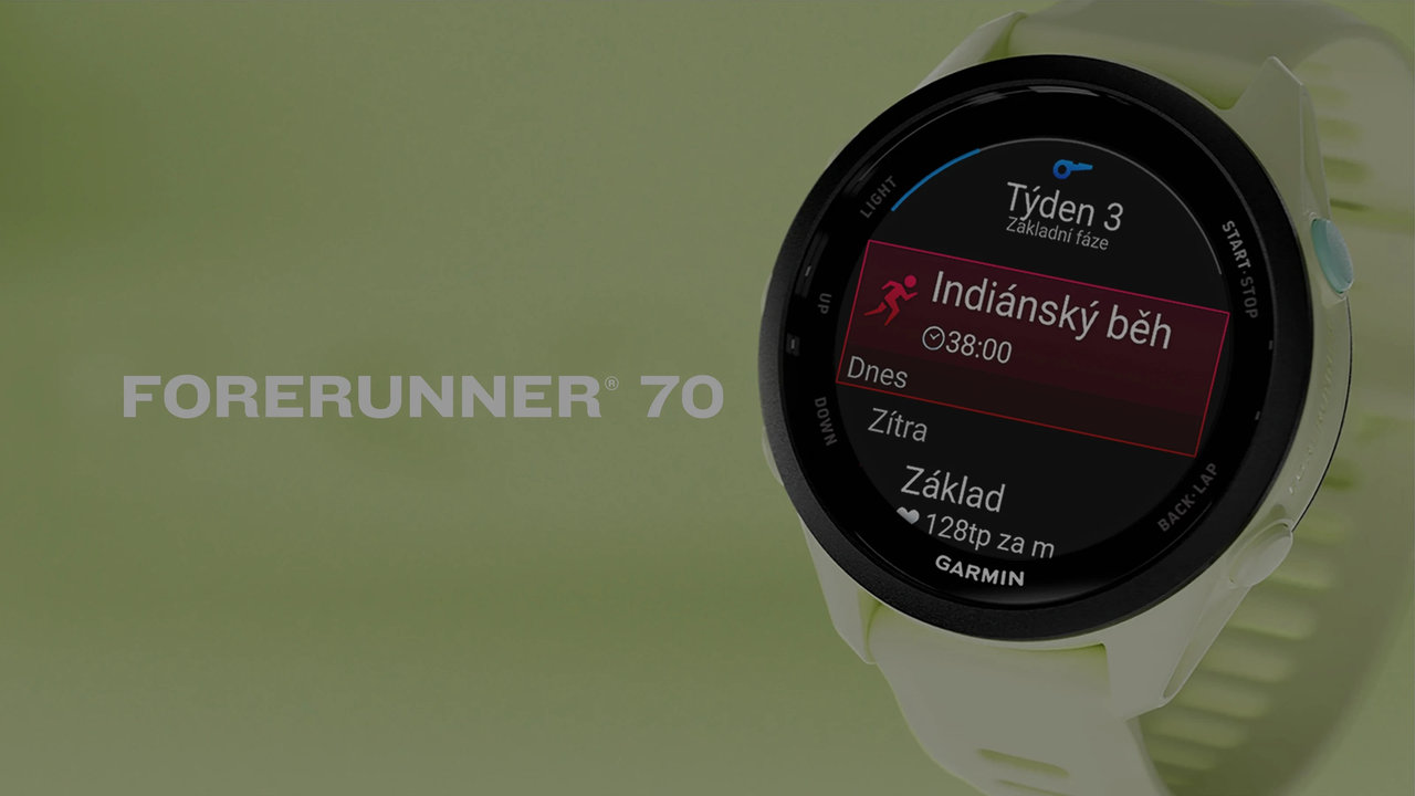 Běžecké chytré hodinky Garmin Forerunner 70