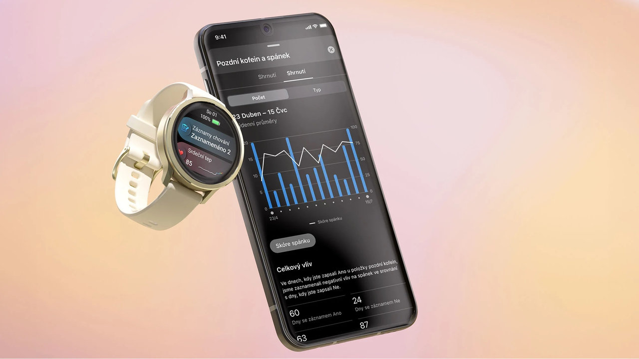 Chytré hodinky Garmin Venu 4, sledování zdraví