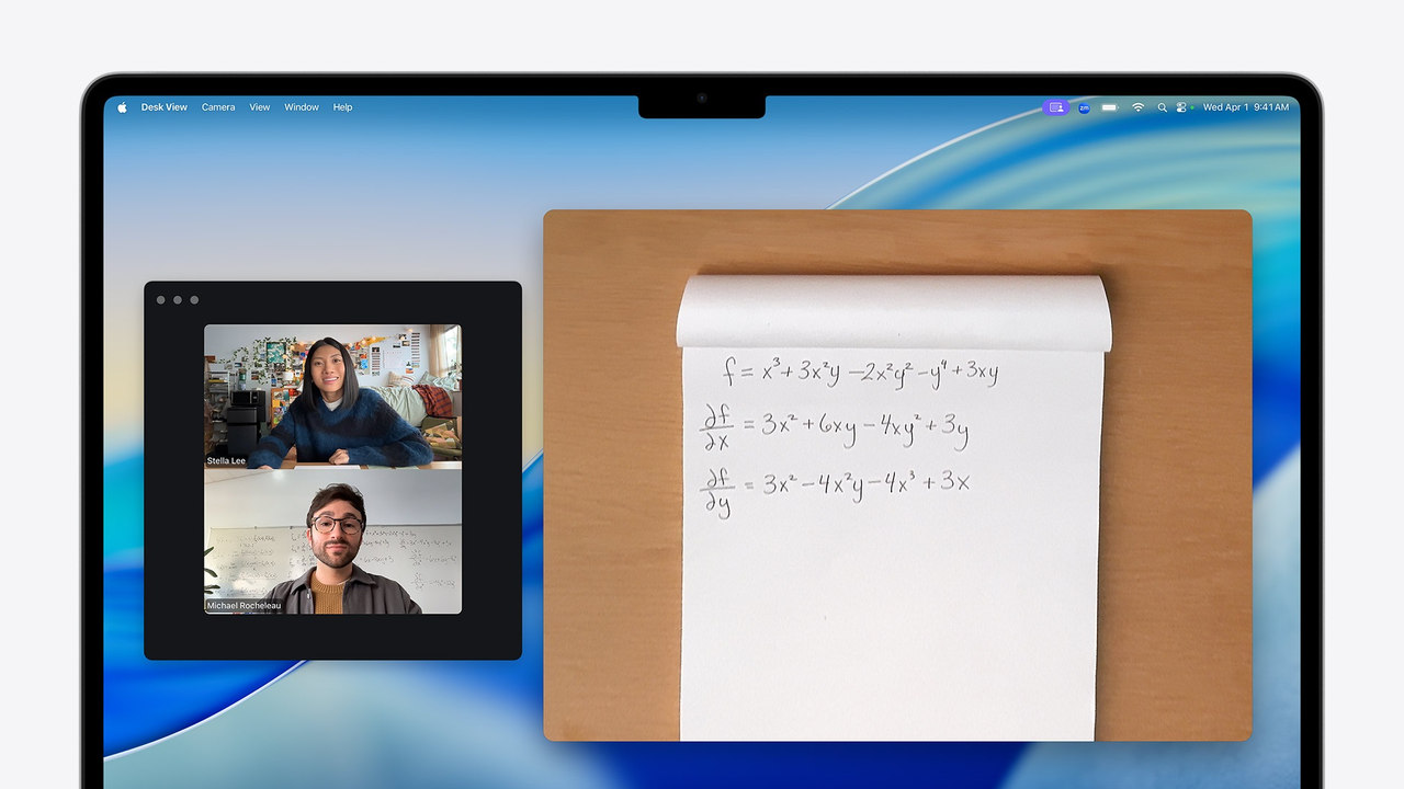 MacBook Air s čipy M5 (2026), centrování záběru