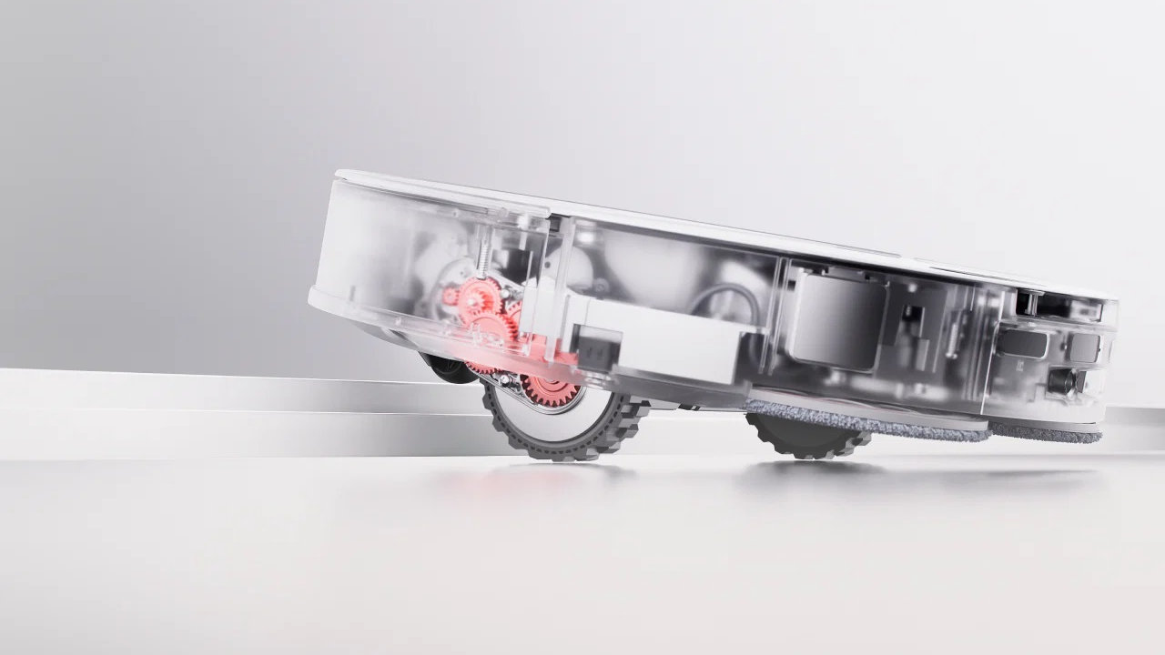 Robotický vysavač s multifunkční stanicí Roborock Qrevo Edge 2 Pro, dynamické zvedání podvozku
