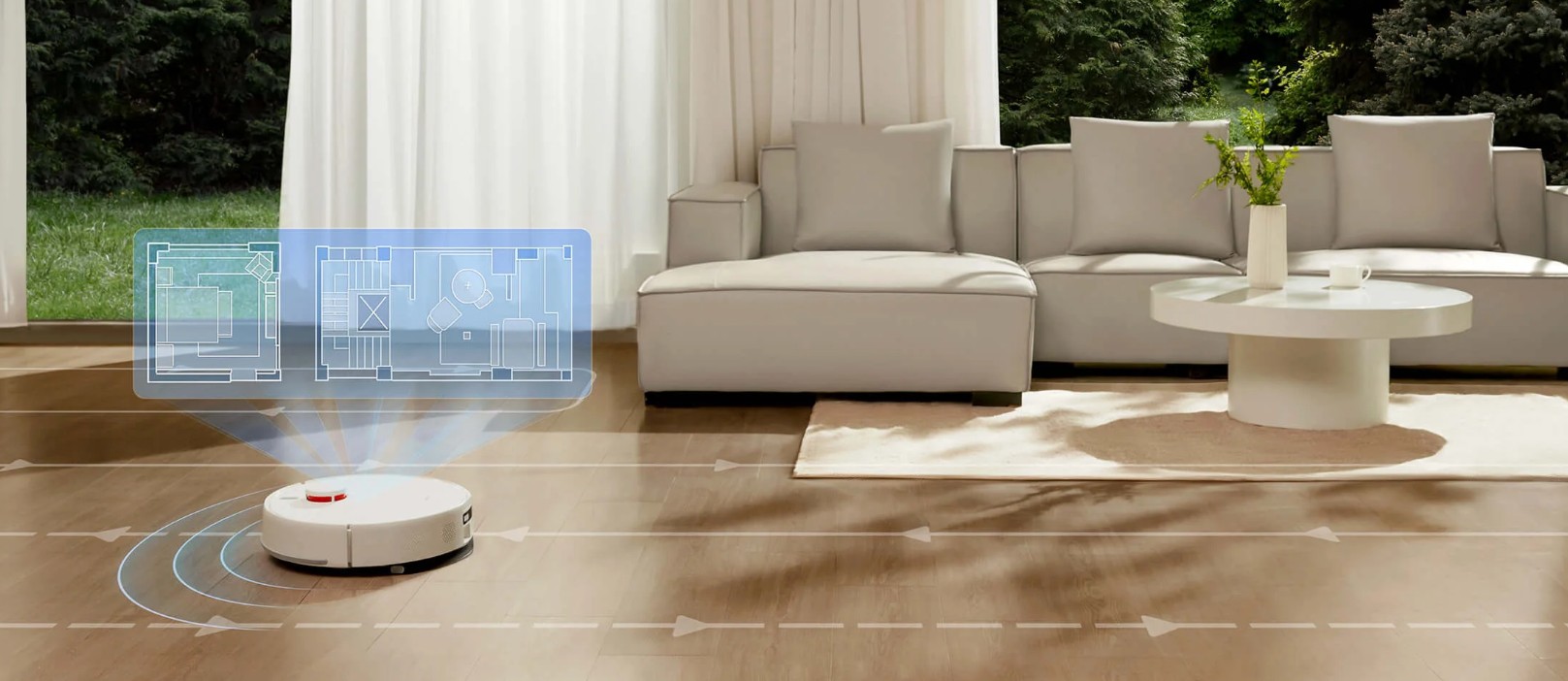 Robotický vysavač se stanicí Xiaomi Robot Vacuum H40 EU
