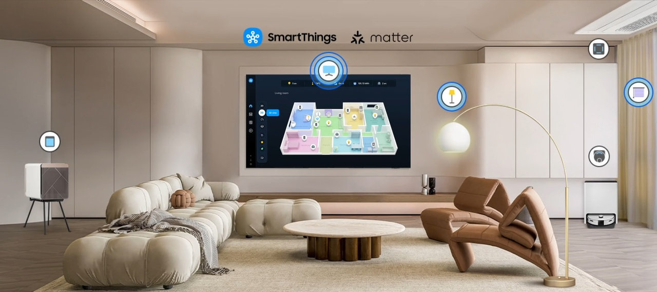 65" (165cm) televizor Samsung 8K Neo QLED TV QE65QN990FTXXH (2025), chytrá TV