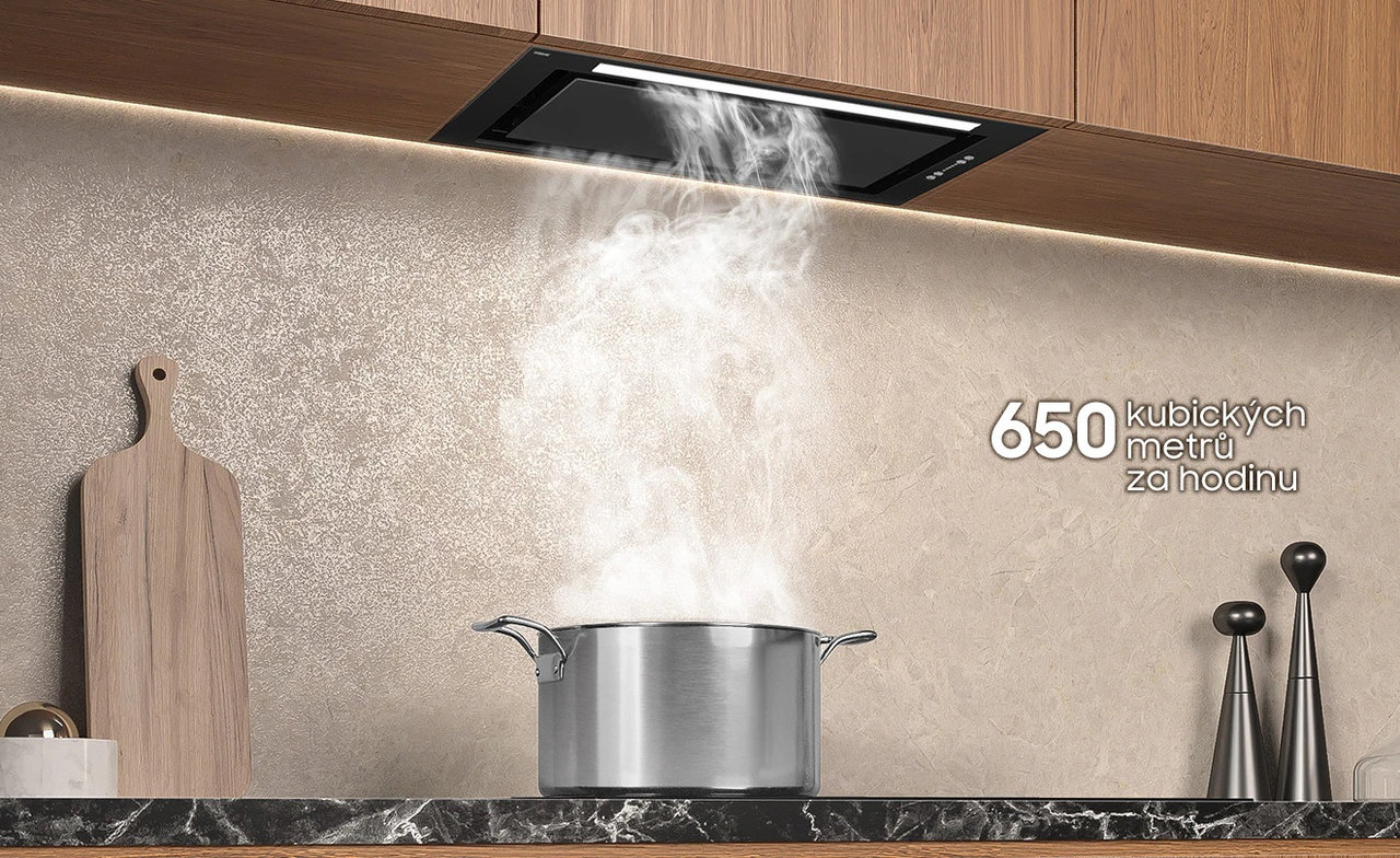 Vestavná digestoř Samsung NK52FG455CC/UR, černá