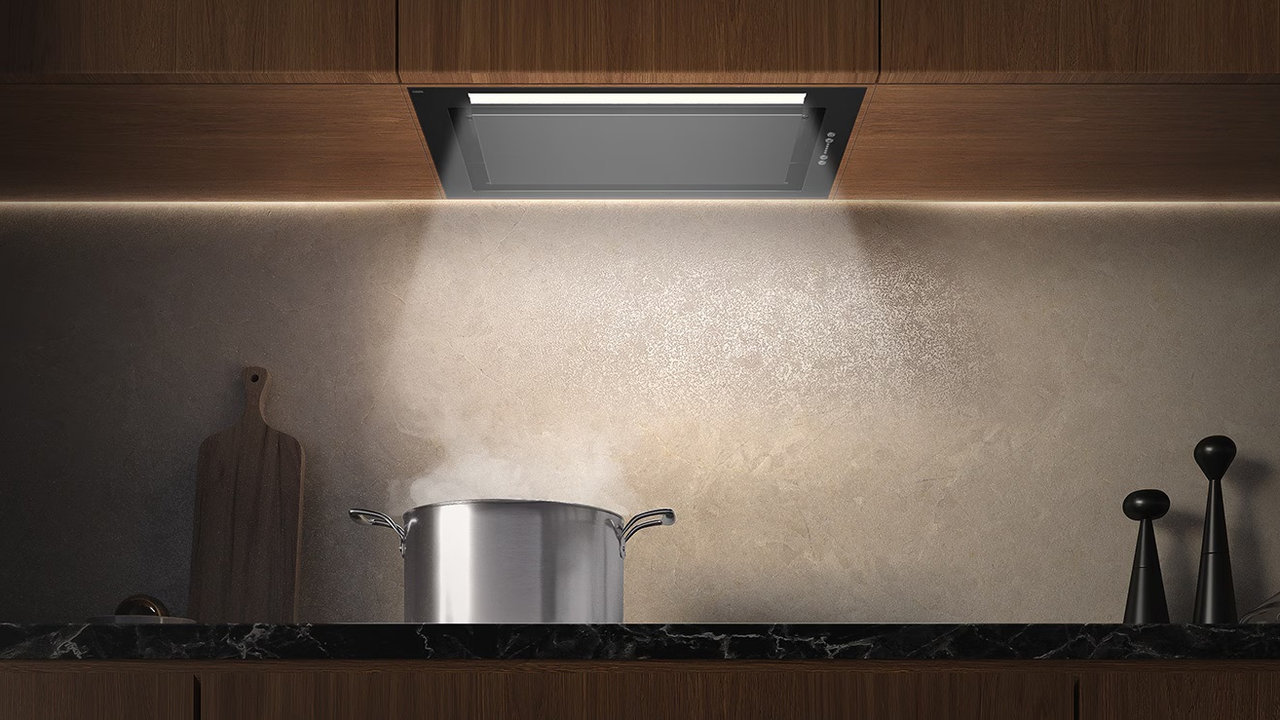 Vestavná digestoř Samsung NK52FG455CC/UR, černá