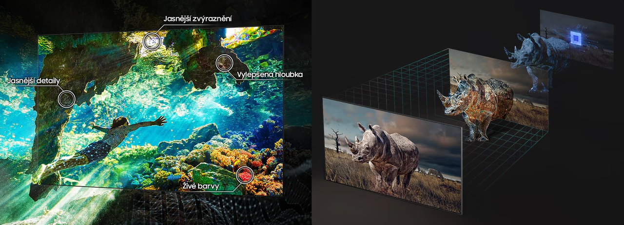 65″ OLED televizor Samsung QE65S85FAUXXH řady S85F AI funkce