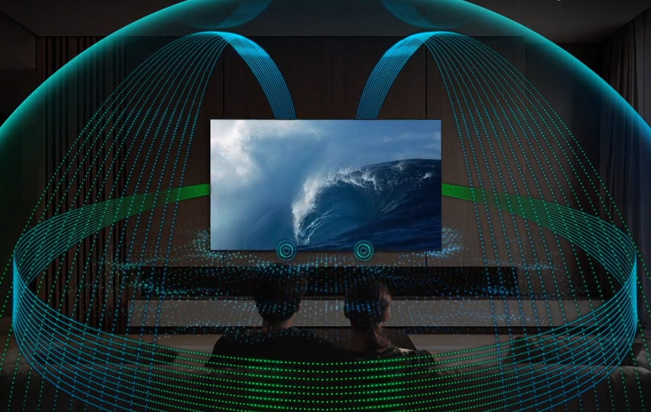 65″ OLED televizor Samsung QE65S85FAUXXH řady S85F audio výbava
