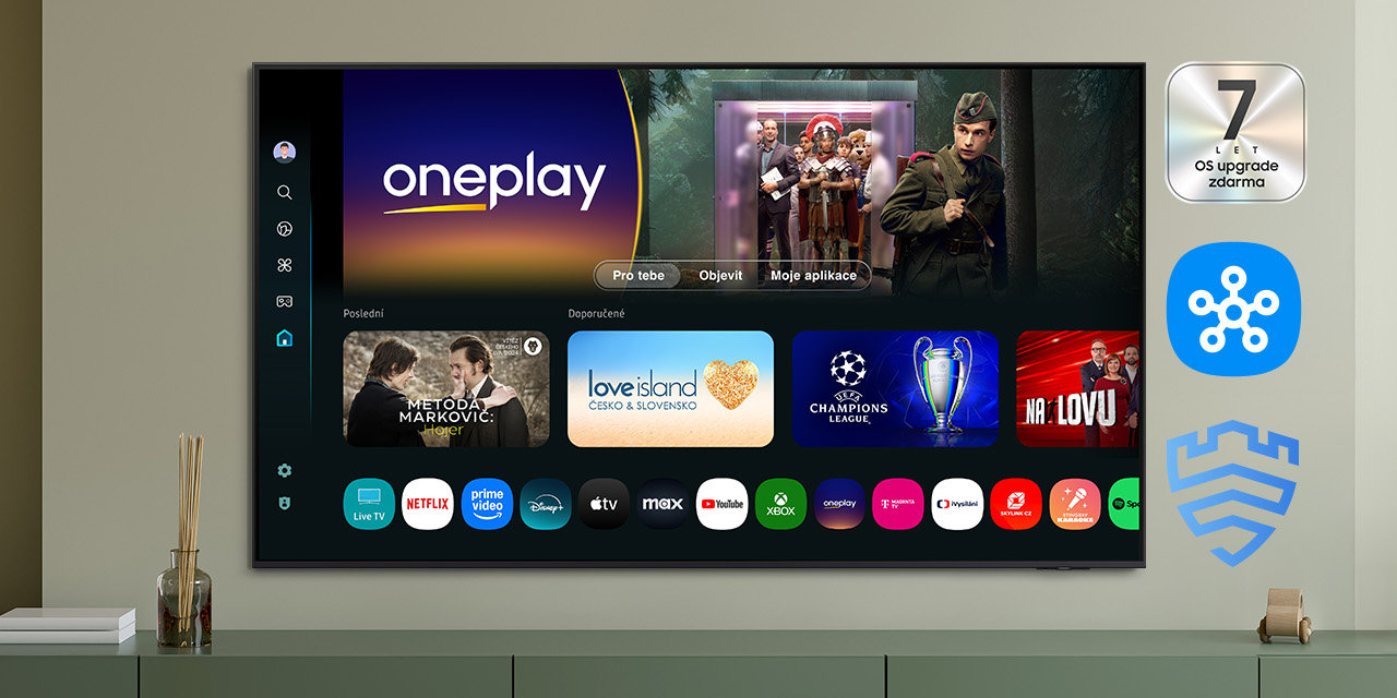 65″ OLED televizor Samsung QE65S85FAUXXH řady S85F chytrá TV