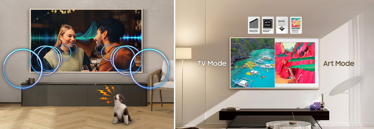 65″ lifestylový televizor Samsung The Frame QE65LS03FWUXXH (2025) audio