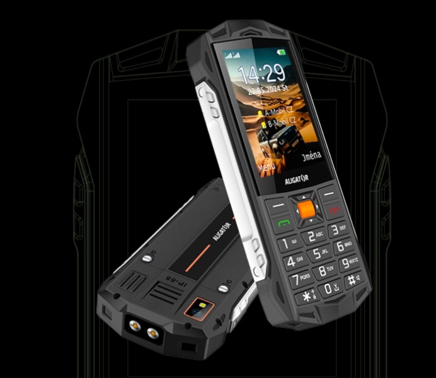 Tlačítkový telefon Aligator R45 eXtremo