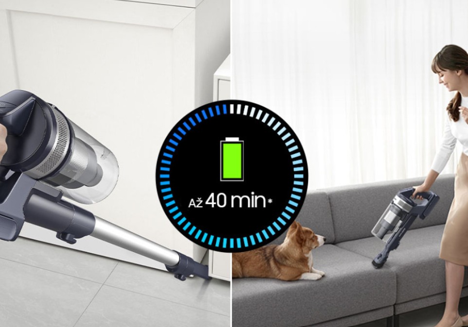 Tyčový vysavač Samsung VS15A60AGR5/GE Jet 65 pet