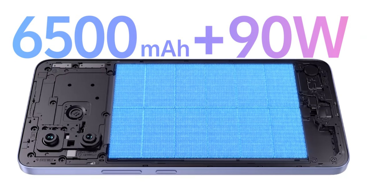 Mobilní telefon Vivo V70 Lite 5G, výdrž