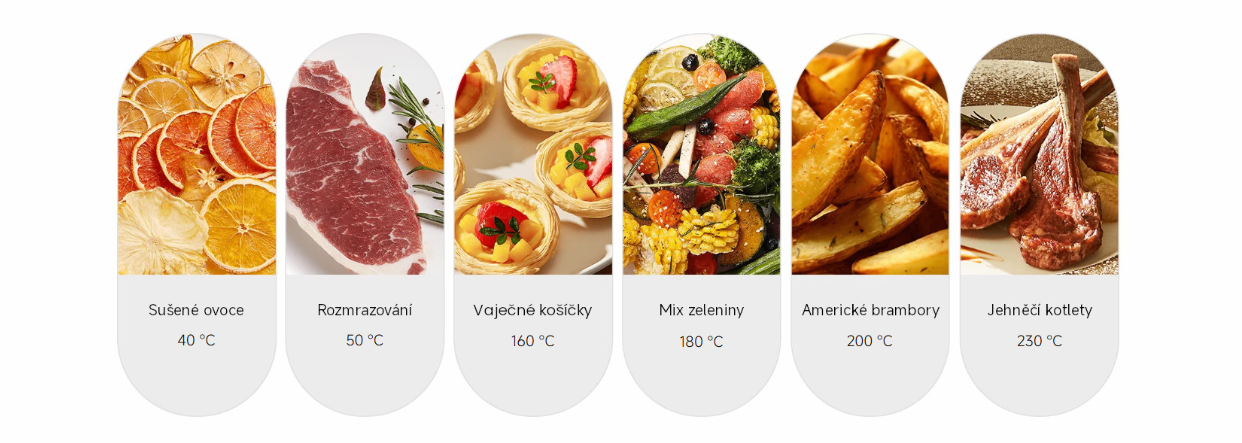 Xiaomi Dual Zone Air Fryer 10L funkce