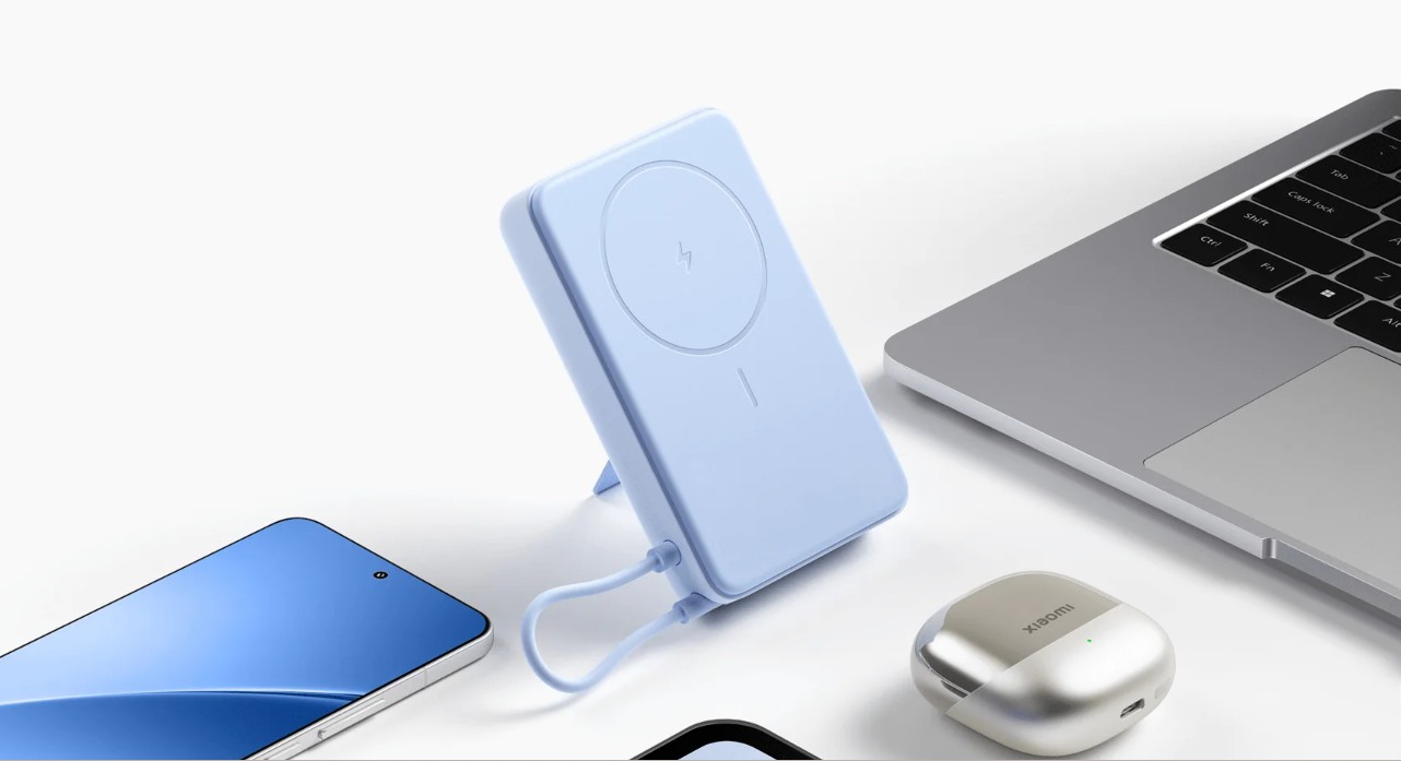 Xiaomi Magnetic Power Bank 10000 with Built-in Stand