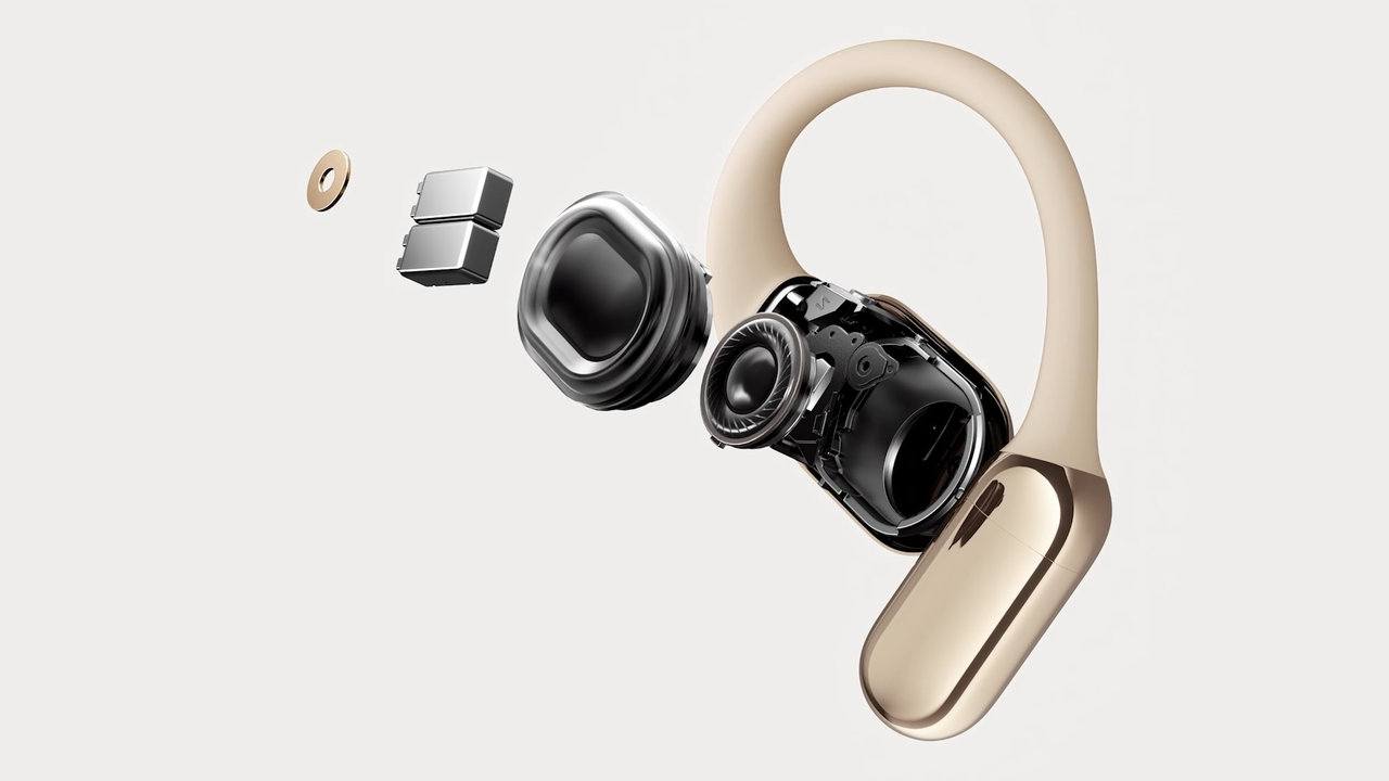 Bezdrátová sluchátka Xiaomi OpenWear Stereo Pro, kvalitní zvuk