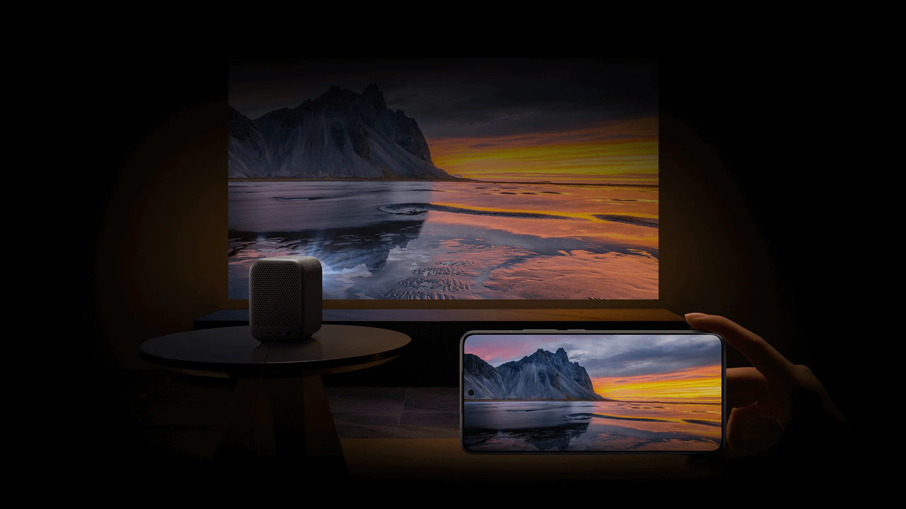 Chytrý projektor Xiaomi Smart Projector L1 bezdrátové připojení