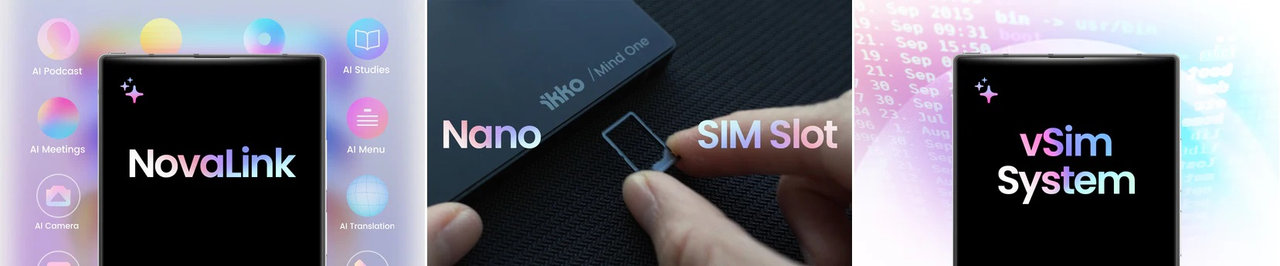 Unikátní mini smartphone iKKO MindOne Pro, AI funkce